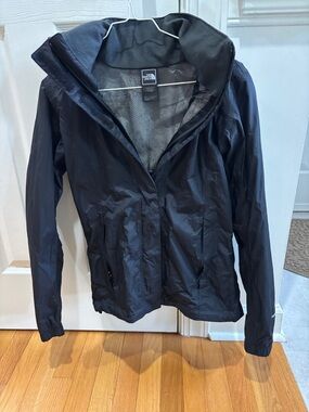 The North Face Black Women's Rain Jacket with Hood